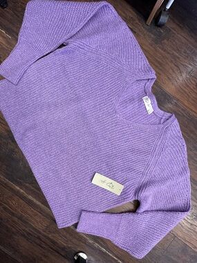 Rd style purple Knit Crewneck Sweater size M